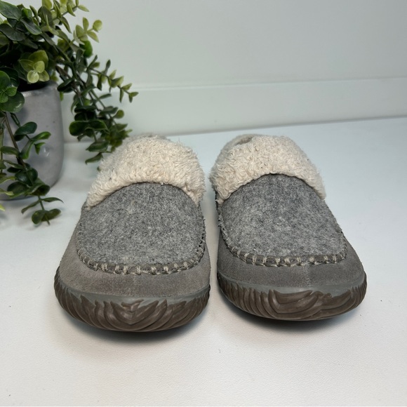 Sorel Out 'N About Slide Gray House Slipper - Women's Size 9 - Picture 6 of 12